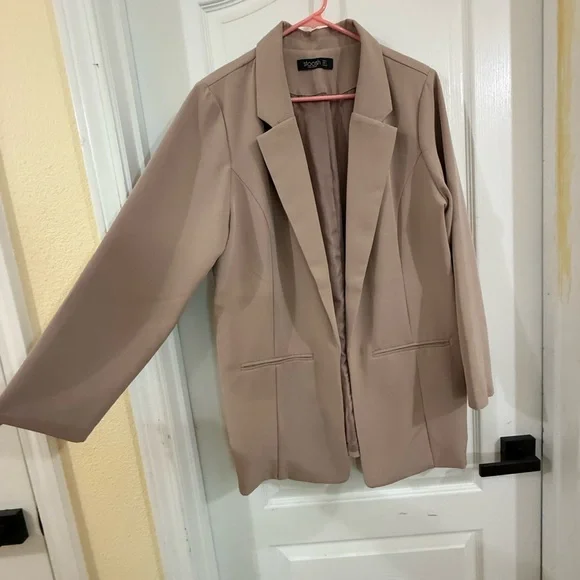 Stoosh women’s blazer in pastel pink, size L - Picture 2 of 5